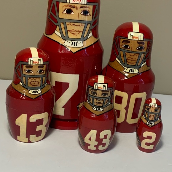 VINTAGE Alabama Crimson Tide: Nesting Dolls Set - Picture 8 of 11